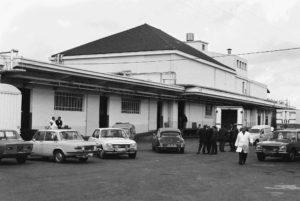 Cour intérieure de l'abattoir, années 1970.Collection Christian Tronquet