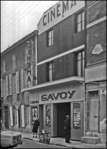 Cinéma Le Savoy, rue Anatole France. Collection Sylvie Clément-Gauthier